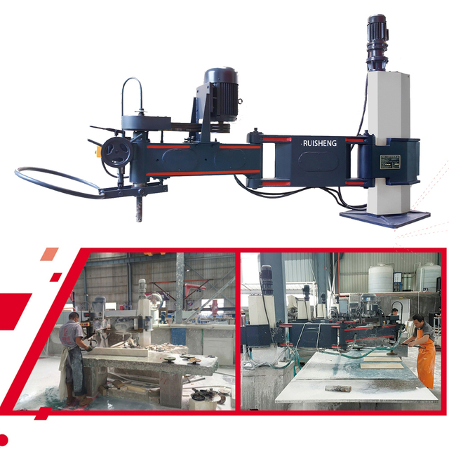 Ruisheng Manual Stone Polisher Stone Polishing Machine for Granite Marble 2500mm