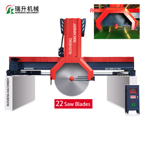 Multi Blade Granite Cutting Machine