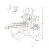 Small Horseshoe Rock Cutting Machine
