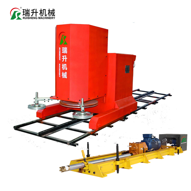 Ruisheng Marble, Granite Block Diamond Wire Saw Machine Trimming Chain in Stone Quarry
