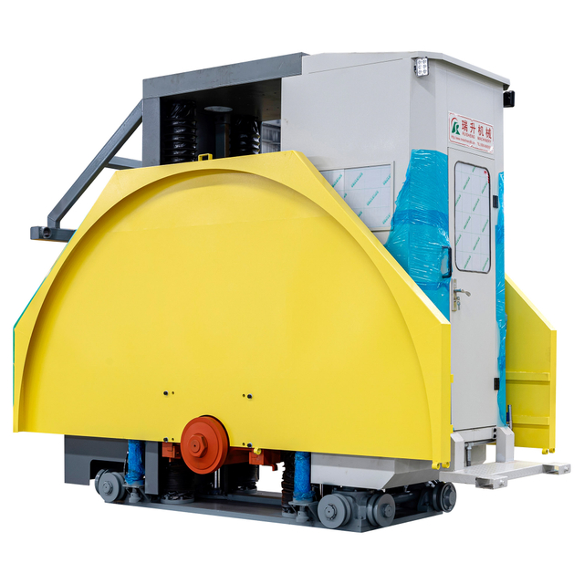 Ruisheng Stone Mining Machinery Double Blade Diamond Discs Cutting Machine Quarry Block Cutter Rock Drill Round Saw in India