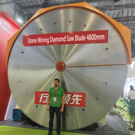 Versatile Stone Mining Diamond Saw Blade Base For Granite Marble quarrying cutting 4600mm