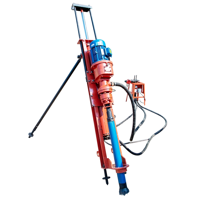 Air Compressor Hard Rock DTH Drill Rig Stone Quarry Mining Machine