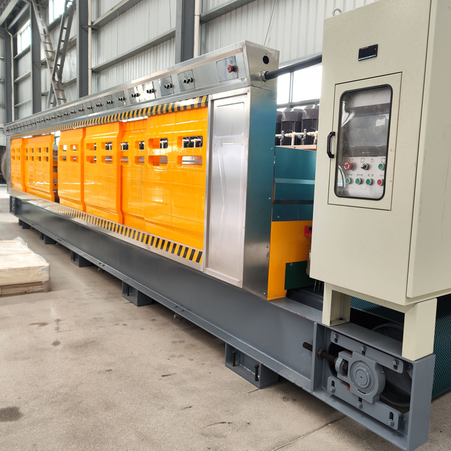 Ruisheng Automatic Polishing Machine 24 Griding Head Equipped Continuous Stone Polishing Machine