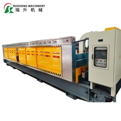 Ruisheng Automatic Polishing Machine 24 Griding Head Equipped Continuous Stone Polishing Machine