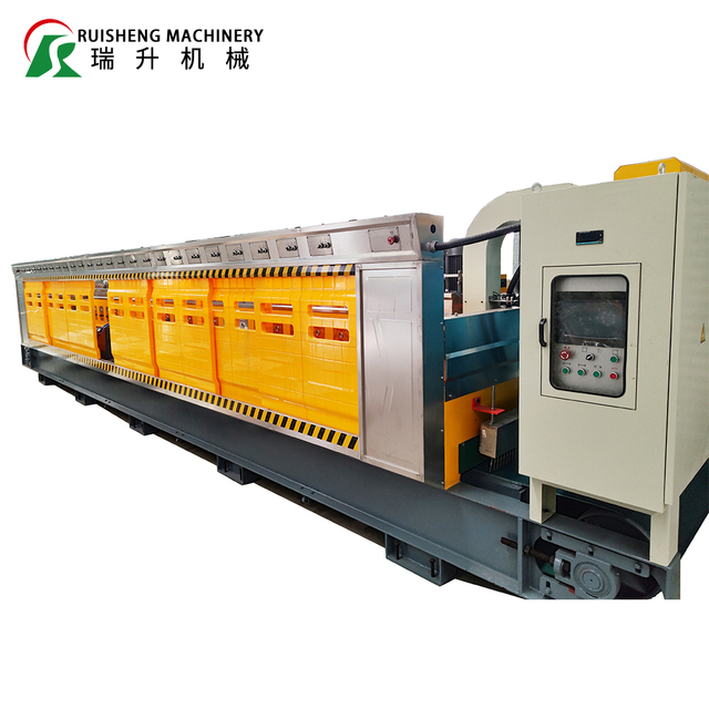 Ruisheng Automatic Polishing Machine 24 Griding Head Equipped Continuous Stone Polishing Machine