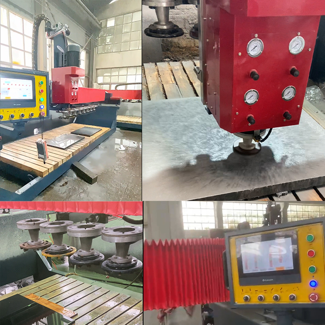 Single Head Automatic Head Changing Stone Polishing Machine