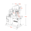 Ruisheng Rsd-90h Stone Natural Surface& Saw-Cut Face Splitting Machine for Marble Granite Cutting