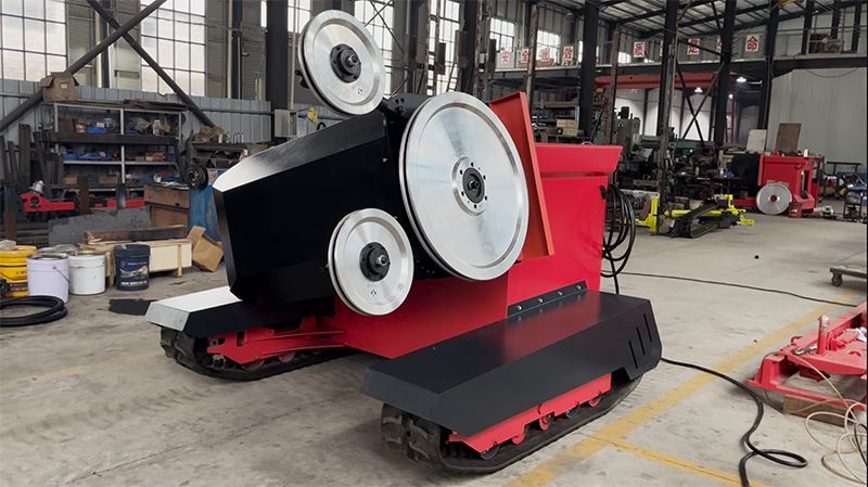 Crawler-diamond-wire-saw-quarry